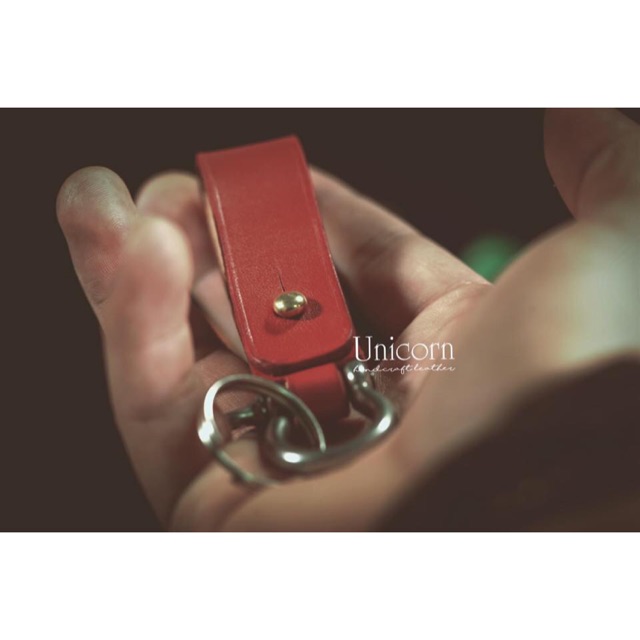 Móc khoá da thật handmade