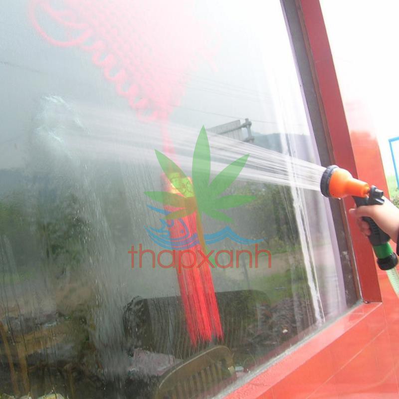 Bộ vòi xịt nước tưới cây, Rửa xe BDT-4222 Vòi nhựa 8 in 1 + 15m dây 16mm