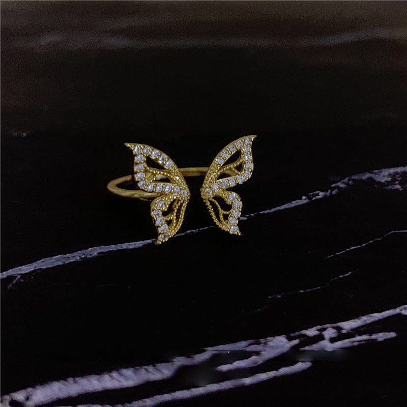 Nhẫn Đeo Tay Hình Bướm Thời Trang Dành Cho Nữ