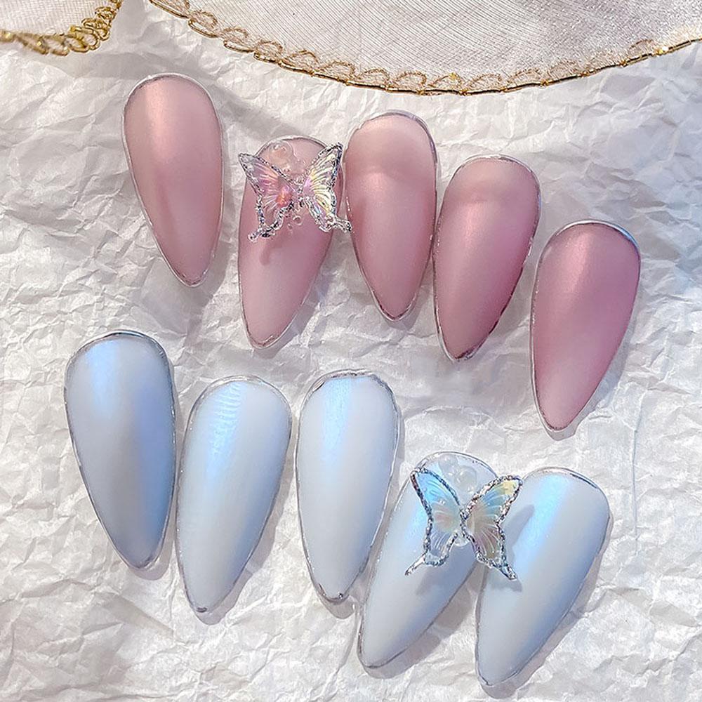 Khuôn In Trang Trí Móng Tay Bằng Silicone Tự Nhiên Dễ Thương|Khuôn Làm Móng Hình Bướm 3D