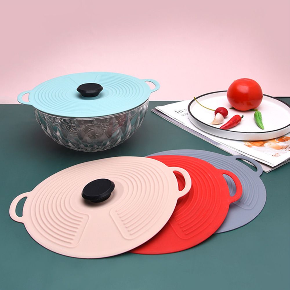 Nắp Đậy Tô Thức Ăn Bằng Silicone Co Giãn Có Thể Tái Sử Dụng Nhiều Màu Sắc Cho Nhà Bếp