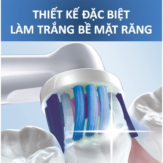 Bàn chải điện / Đầu bàn chải đánh răng Oral-B - 3D WHITE - GUM CARE- PRECISION