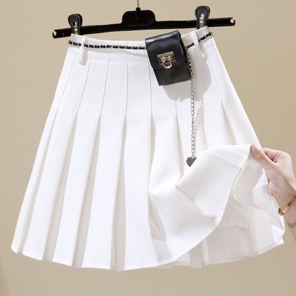 Chân Váy Xếp Ly Phối Túi Nhỏ Kèm Dây Tim CV0530 Phong Cách Y2K Nữ Tính