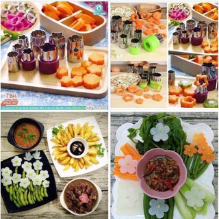 Dụng cụ tỉa hoa củ quả 8 món