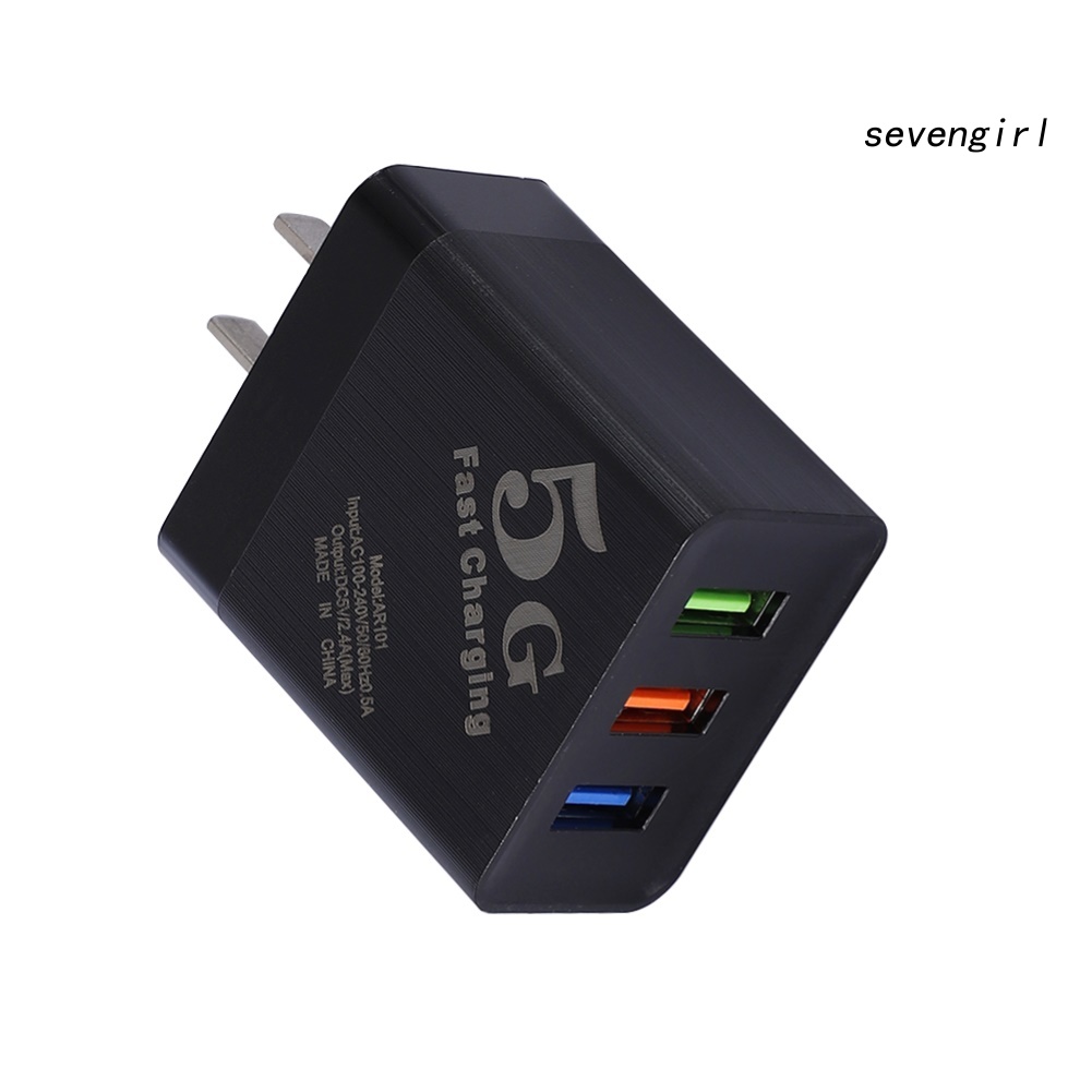 Củ Sạc Nhanh Qc3.0 3 Cổng Usb