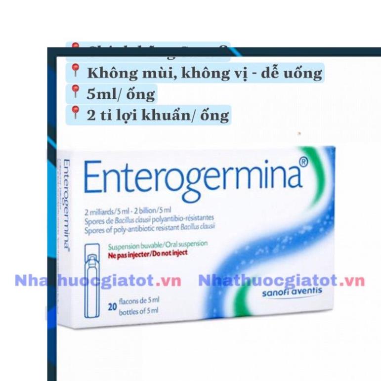 Enterogermina Men Vi Sinh Chứa 2 Tỉ Lợi Khuẩn NHÀ THUỐC SÀI GÒN