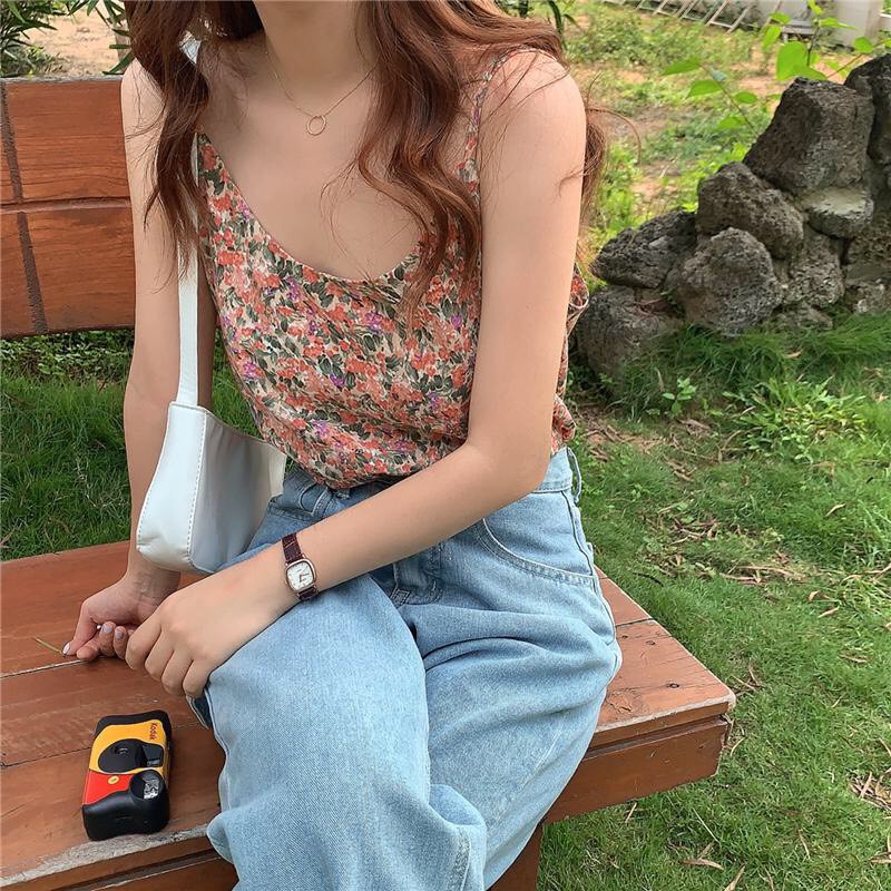 [Mã FAMAYWA giảm 10K đơn 50K] ÁO 2 DÂY HOA NHÍ CHẤT THÔ MÁT 🦋 Áo Hai Dây Nữ Hoa 3 Màu 🦋 | BigBuy360 - bigbuy360.vn