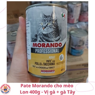 Pate Morando cho mèo lon 400g