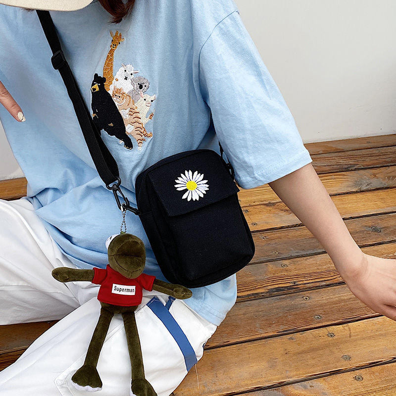 Túi xách vải canvas thêu hình phong cách Nhật Bản | BigBuy360 - bigbuy360.vn