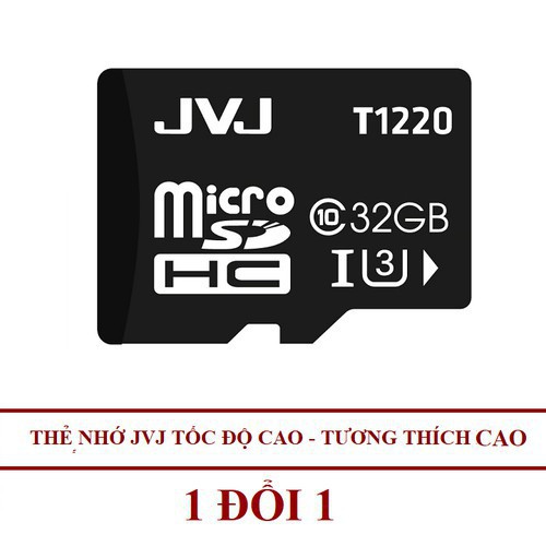 Thẻ Nhớ 64GB/32GB/16GB/8GB/4GB/2GB JVJ Micro SD Class 10 U3 Tốc Độ Cao Tương Thích Mọi Thiết Bị