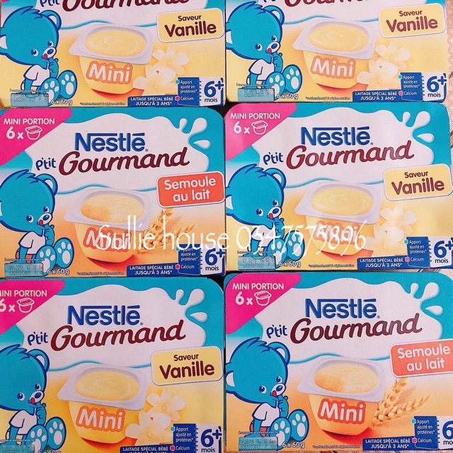 Váng sữa Nestle Pháp ko cần bảo quản lạnh date 3.2021 cho bé từ 6 tháng tuổi