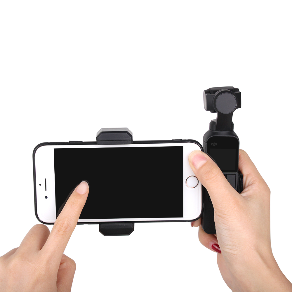 Bộ Kẹp Giữ Điện Thoại Đa Năng + Gậy Selfie Cho Dji Osmo Pocket & 2 Gimbal Camera 60-90mm Mobile