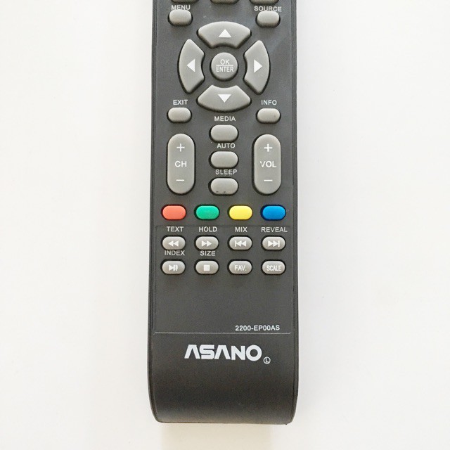 Điều khiển ASANO mã số 2200-EP00AS cho Tivi thường. (Mẫu số 03)