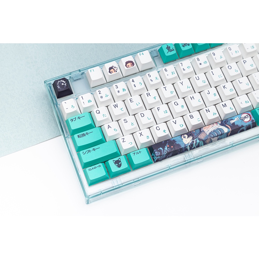 Demon Slayer keycaps cherry  profile Dye-Sublimation   PBT keycap 141keys