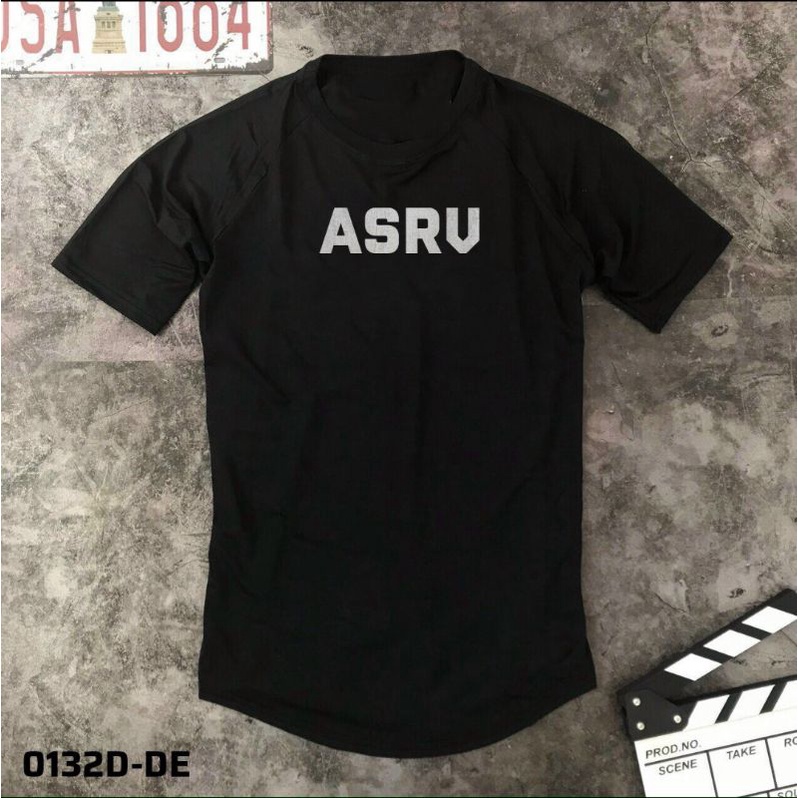 Áo thun gym nam ASRV, áo thun thể thao nam phom body cực chất