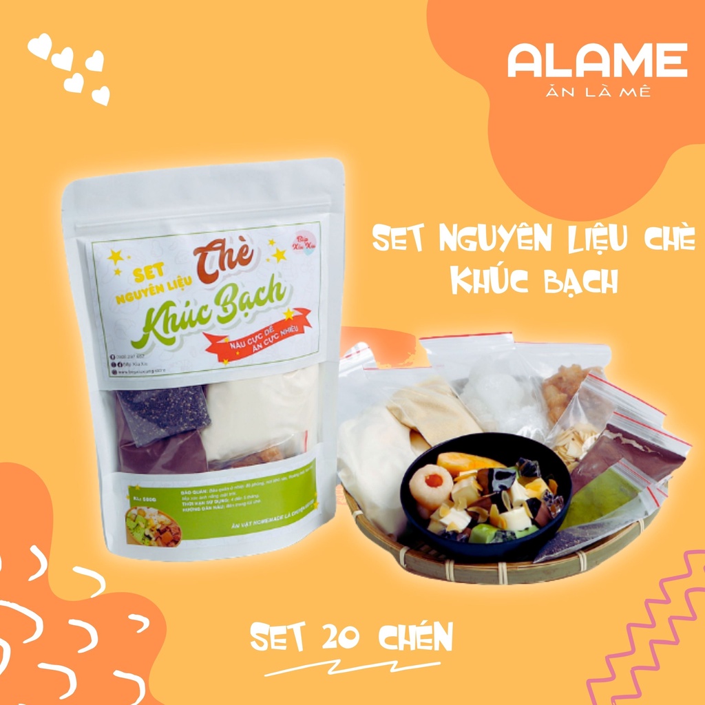 Set Nguyên Liệu Chè Khúc Bạch (Set 20 chén) tại ALAME.VN , Nấu ăn & làm bánh, nấu và làm dễ dàng vô cùng hấp dẫn