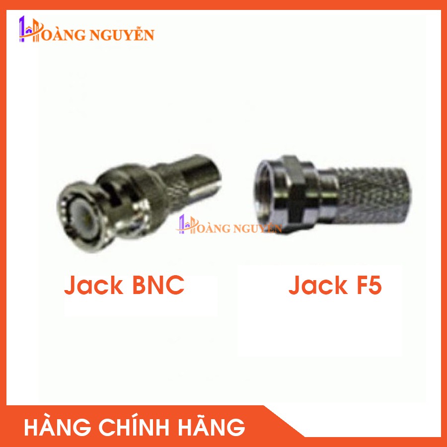 [NHÀ PHÂN PHỐI] Jack BNC và F5 Loại Tốt Nguyên Bộ Dành Cho Camera Giám Sát