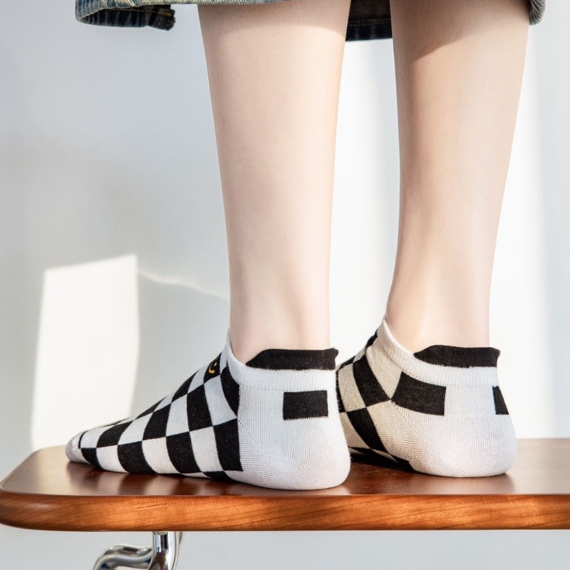 Vớ WAFNHA D307 mỏng nhiều kiểu họa tiết phong cách unisex