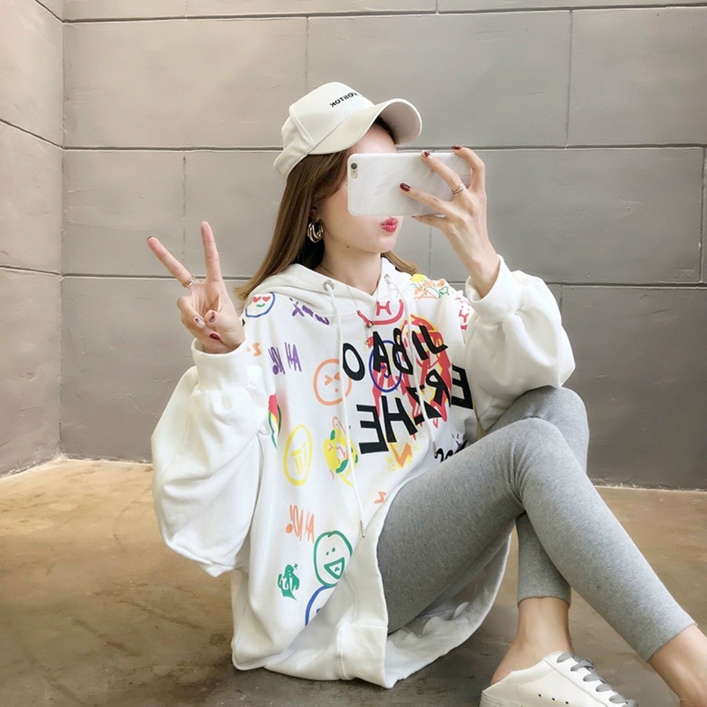 Áo khoác, áo hoodie unisex nam nữ nỉ ngoại more color phối chữ năng động thời trang học đường