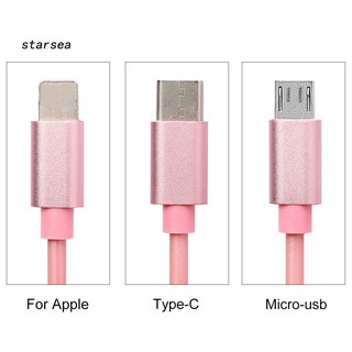 Cáp Sạc Nhanh 3 Trong 1 2a Cổng Micro Usb Type C Cho Android Iphone