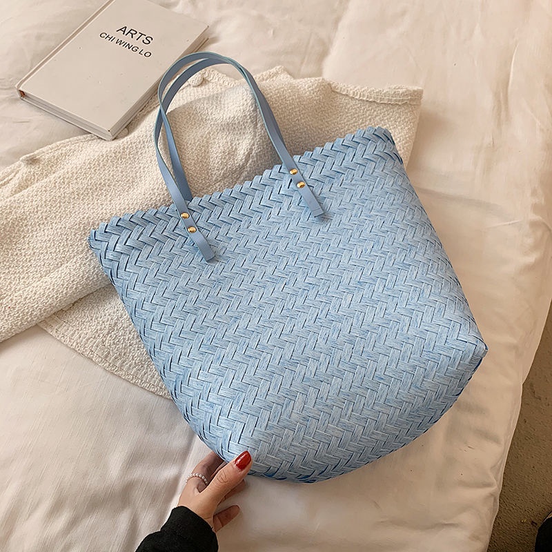 Túi Tote Đeo Vai Cỡ Lớn 2022 Phong Cách Phương Tây Cho Nữ