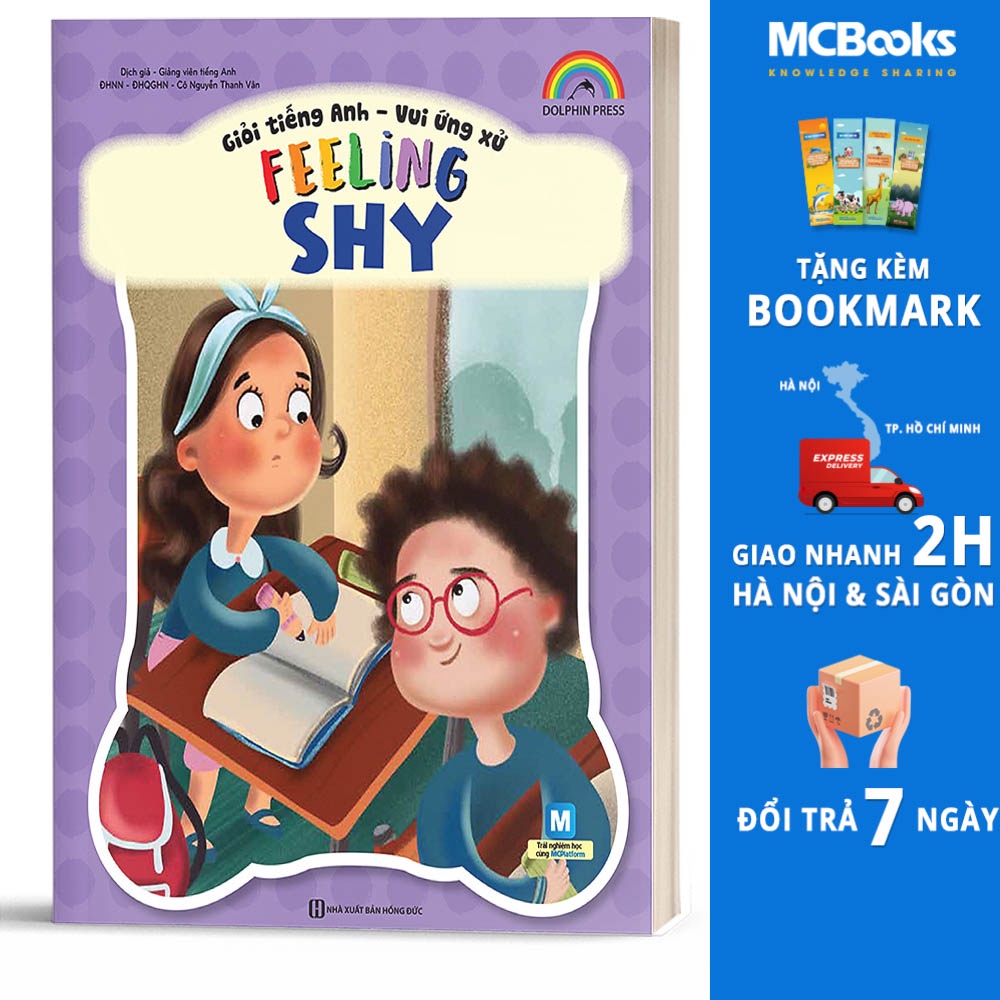 Sách - Giỏi Tiếng Anh - Vui Ứng Xử Feeling Shy - MCBooks