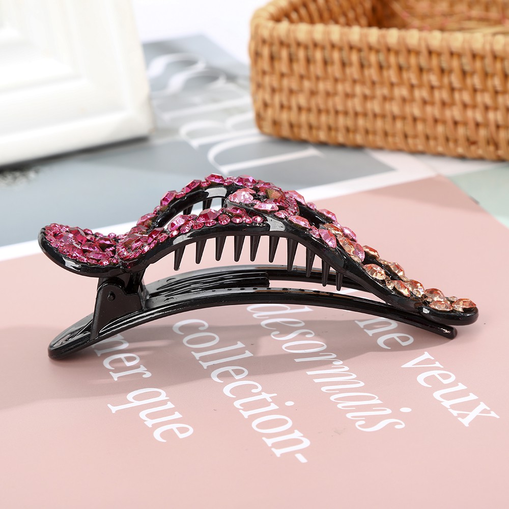 Kẹp Tóc Đính Đá Phong Cách Hàn Quốc Cho Nữ