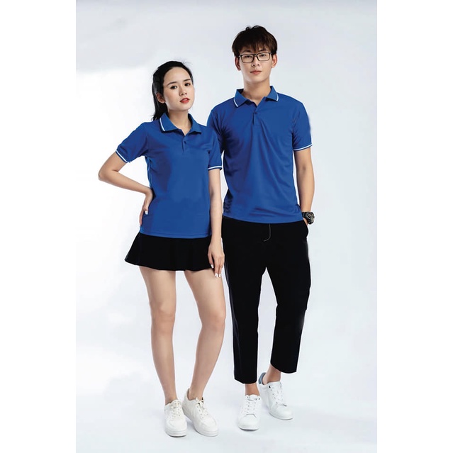 [SALE 50%] Áo polo nam nữ unisex  Freeship  Áo thun ngắn tay có cổ NoMoLux mã HT-23B chất mè cá sấu cao cấp bền màu