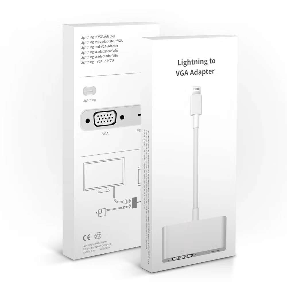 Đầu Chuyển Đổi Cổng Lightning Sang Vga Cho Iphone