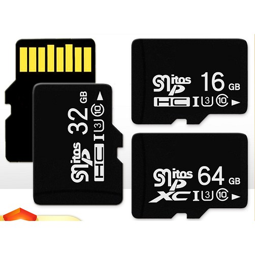 Đọc nhanh Thẻ nhớ MicroSD Class 10 Tốc độ cao (Đen) 4GB/8GB/16GB/32GB/64GB