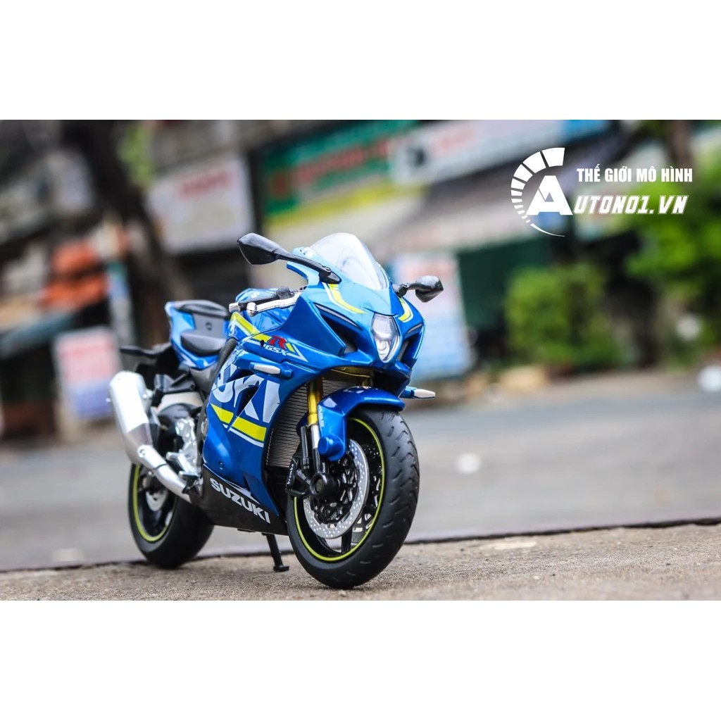 MÔ HÌNH XE SUZUKI GSX-R1000 BLUE 1:12 MSZ 7207