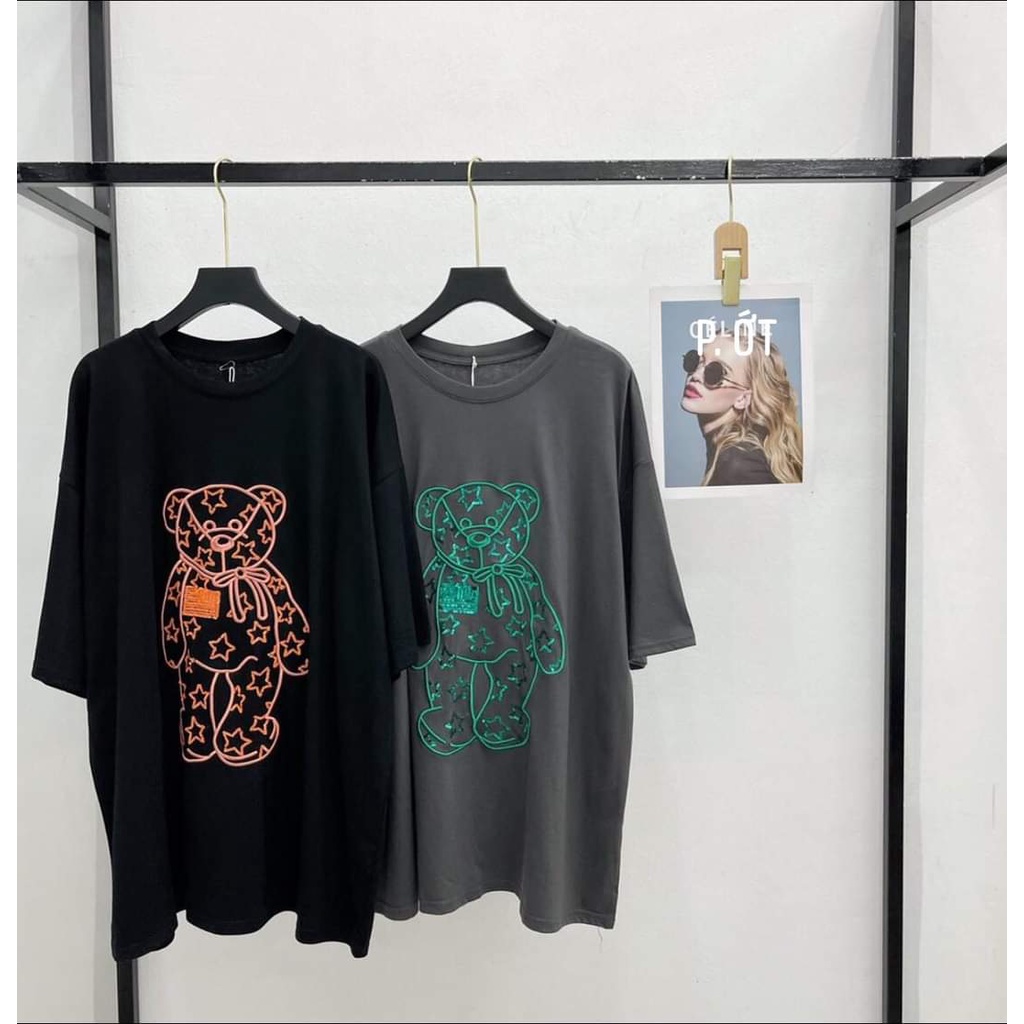 Áo phông nữ form rộng , thun nữ form rộng xuất xịn polo Hàn Quốc free size A2