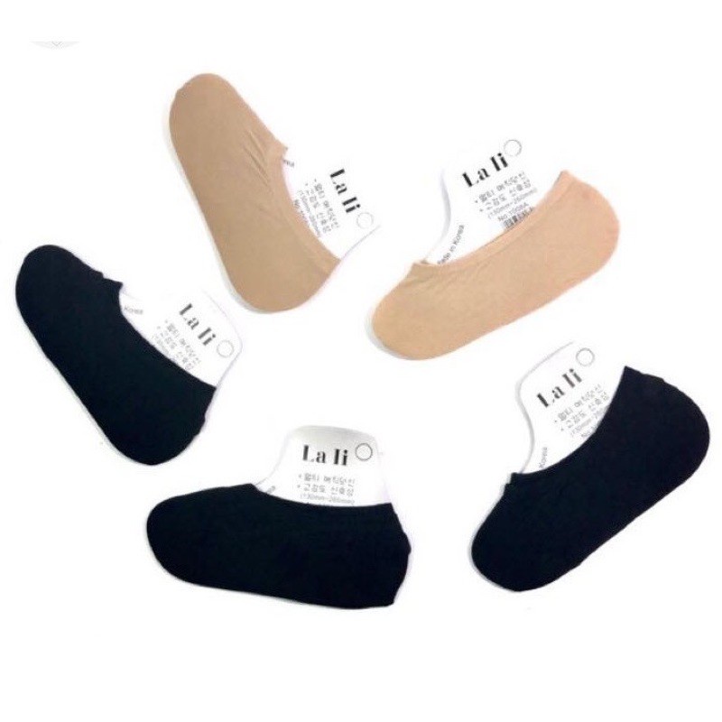 set 10 đôi Tất Hài LaLi Hàn Quốc dai, bền, đẹp, thật chân và co giãn tốt