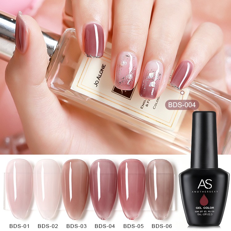 Sơn Gel AS | Mã BDS | Thạch Đỏ Trong Suốt