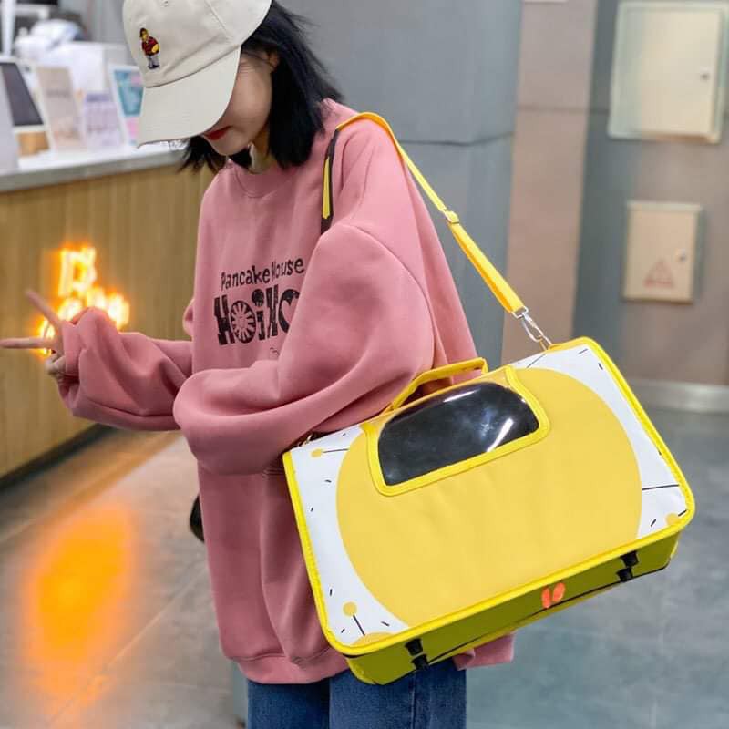 Túi vận chuyển thú cưng họa tiết tươi sáng cao cấp