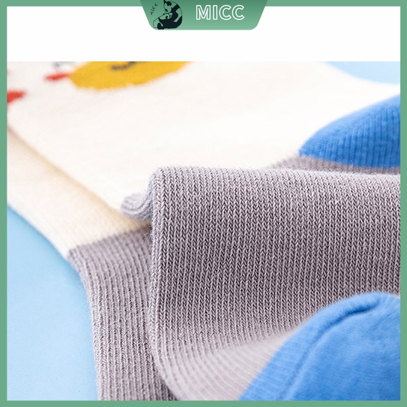 Set 5 Đôi Vớ Bằng Cotton Thoáng Khí In Họa Tiết Hoạt Hình Độc Đáo Dành Cho Trẻ Em 1-13 Tuổi