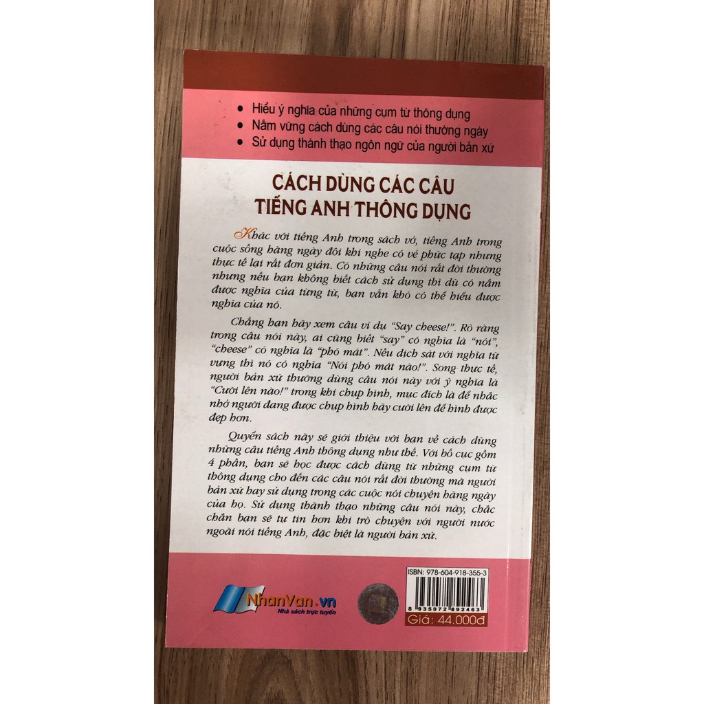 Sách - Trau Dồi Kỹ Năng Tiếng Anh - Cấp Tốc Cách Dùng Các Câu Tiếng Anh Thông Dụng - 8935072892463