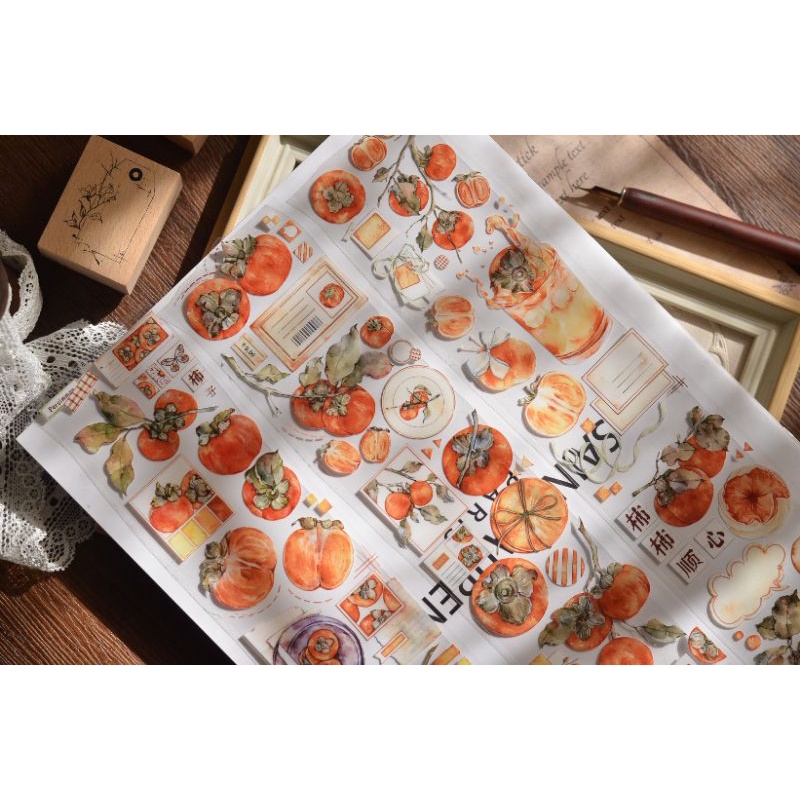 Krisna.room ♡ Hãng XBJ- Chu kì 100cm cuộn băng dán hình quả mọng