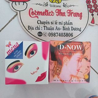 Lẻ kem dnow và mena trắng da