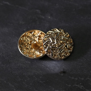  10 cái   lốc Nút quần áo bằng kim loại chất lượng cao 11mm Nút nhỏ cho áo sơ mi Cổ điển Lộn xộn Dải may Nút Nút áo khoác tròn 