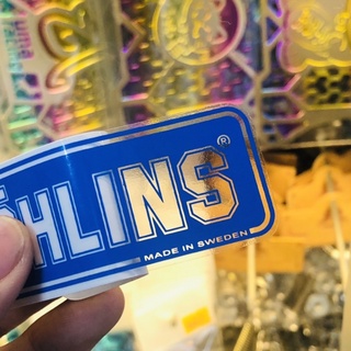 Tem Ohlins Xanh Kéo Lụa, Tem Trong Dán Phuộc Ohlins - MinhTuDecal