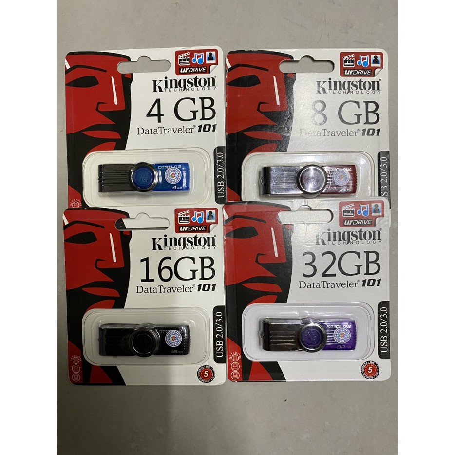 USB Kingston DT101 4GB 8GB 16GB 32GB 64GB