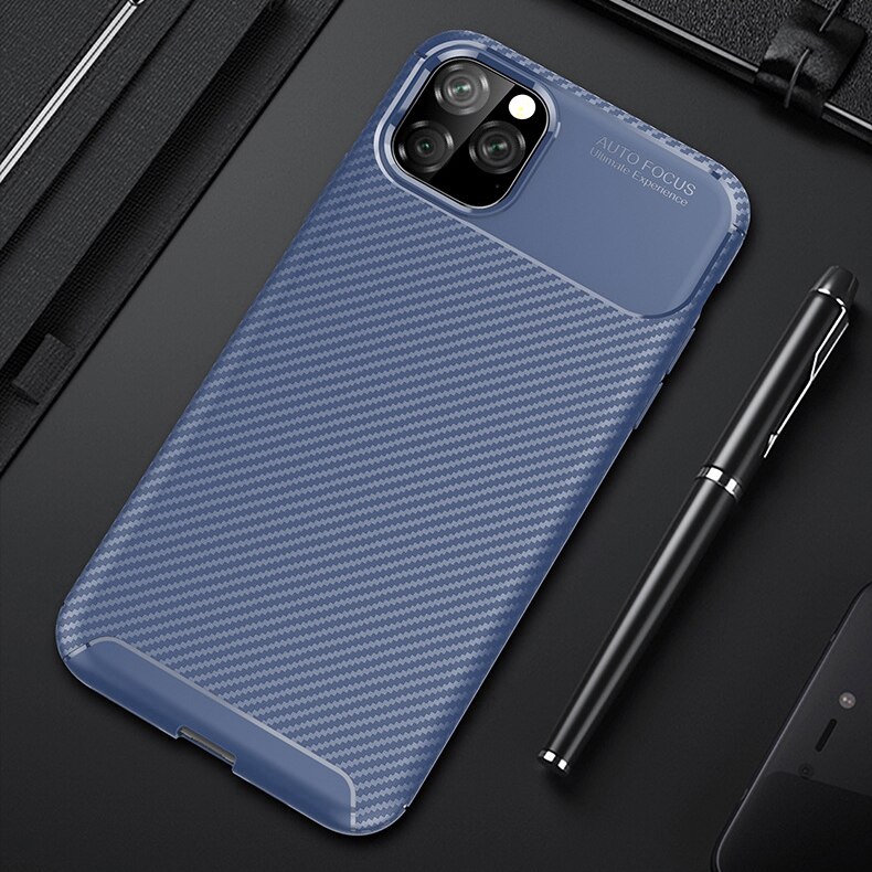 Ốp điện thoại silicon sợi carbon sang trọng thích hợp cho iPhone 13 12 11 Pro Max XS Max XR X 7 8 Plus SE 2020