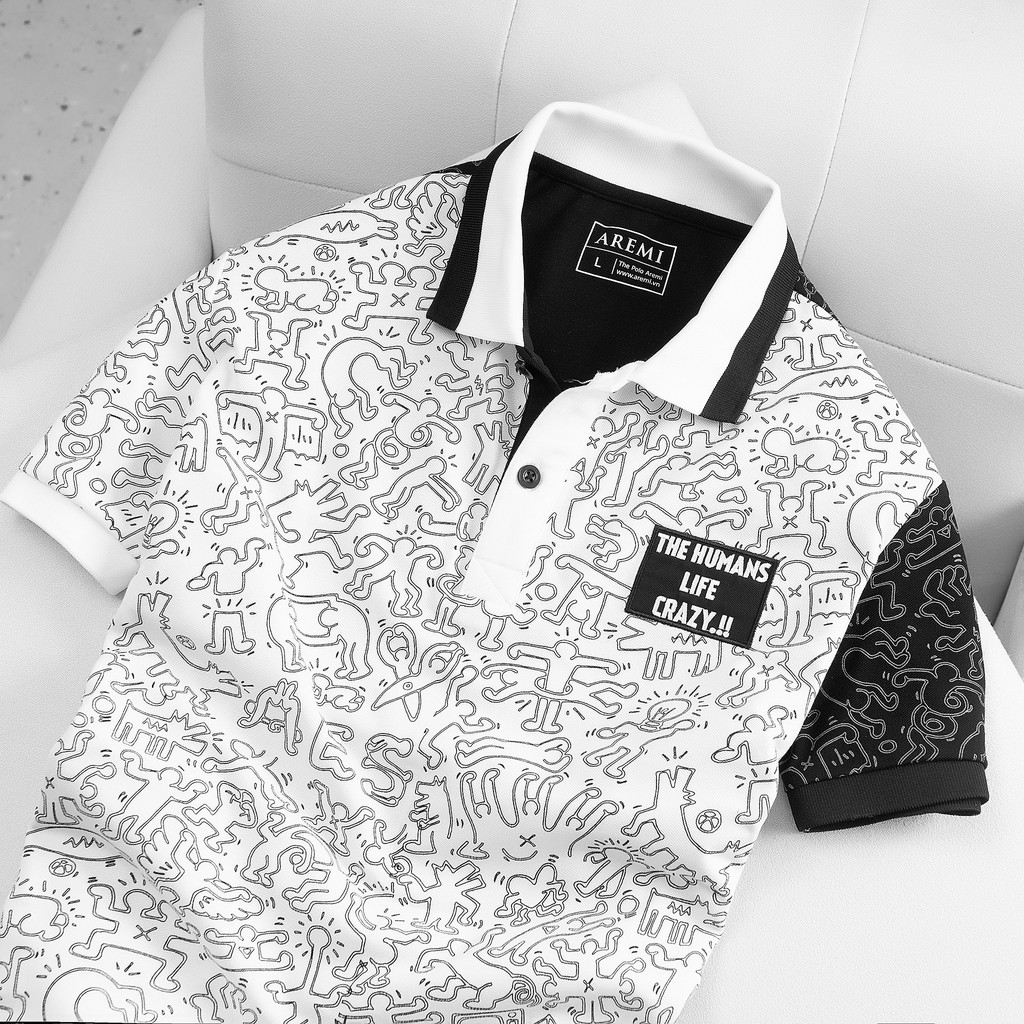Áo Thun Polo Nam HUMAN tay ngắn,cao cấp form chuẩn, thiết kế phong cách năng động cá tính, AREMI ARPL120 | BigBuy360 - bigbuy360.vn