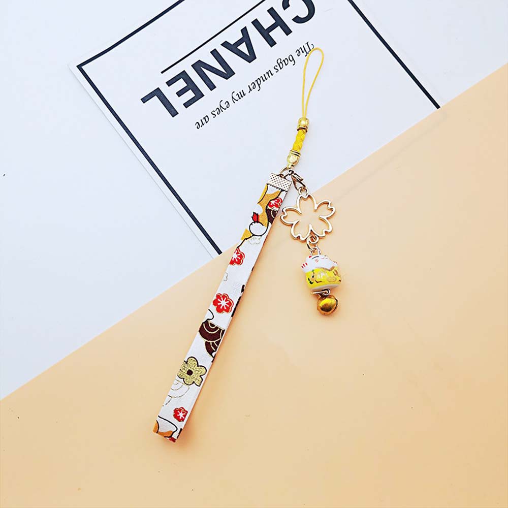 Dây móc treo điện thoại họa tiết dễ thương đẹp mắt
