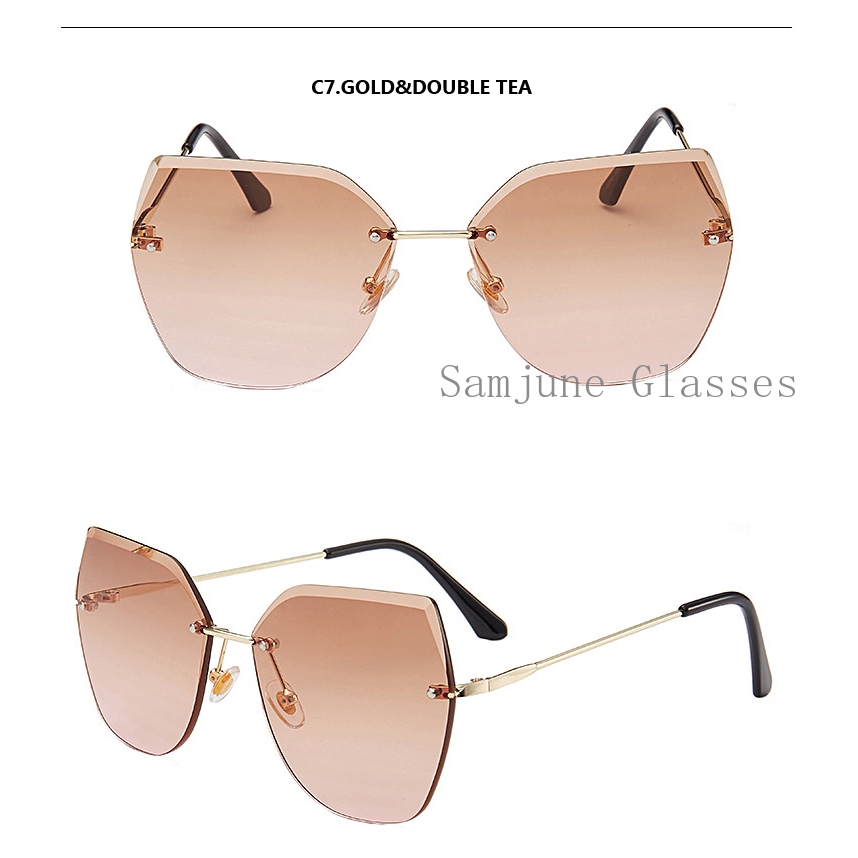 Kính mát mắt mèo phong cách vintage thời trang cho nữ Samjune