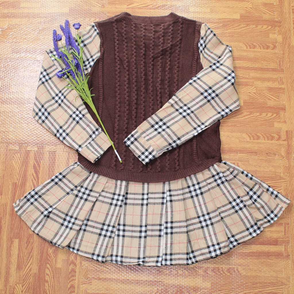 Áo váy len nữ cao cấp kèm chân váy kiểu dáng trẻ trung sang chảnh Bling Store BL02 | BigBuy360 - bigbuy360.vn