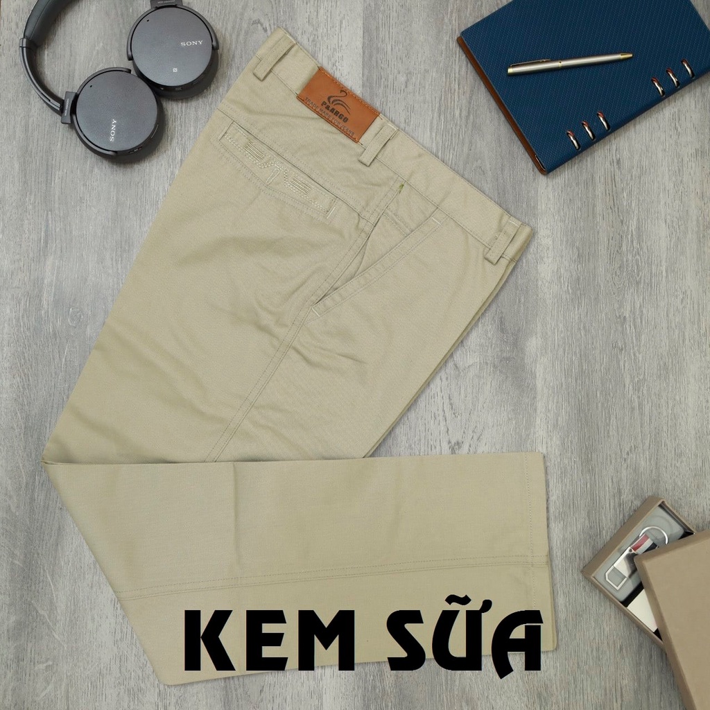 Quần Kaki Nam Ống Suông Vải In Cao Cấp - KaKi Trung Niên KK01