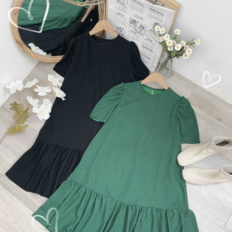 đầm baby doll đuôi cá,chất đẹp