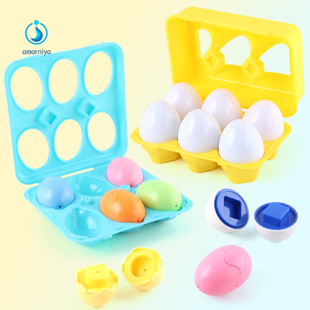 6 Đồ chơi quả trứng bằng nhựa ABS dành cho trẻ em